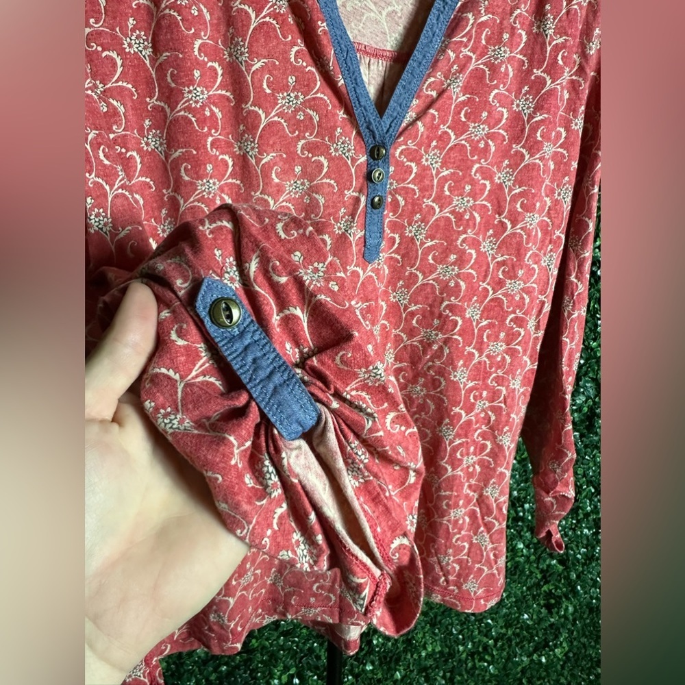 Women’s Lauren Ralph Lauren V-Neck Blouse - Picture 3 of 6